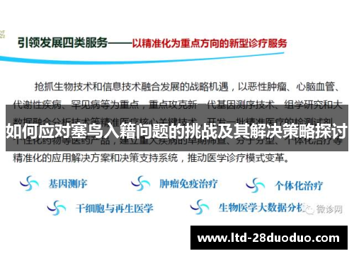 如何应对塞鸟入籍问题的挑战及其解决策略探讨